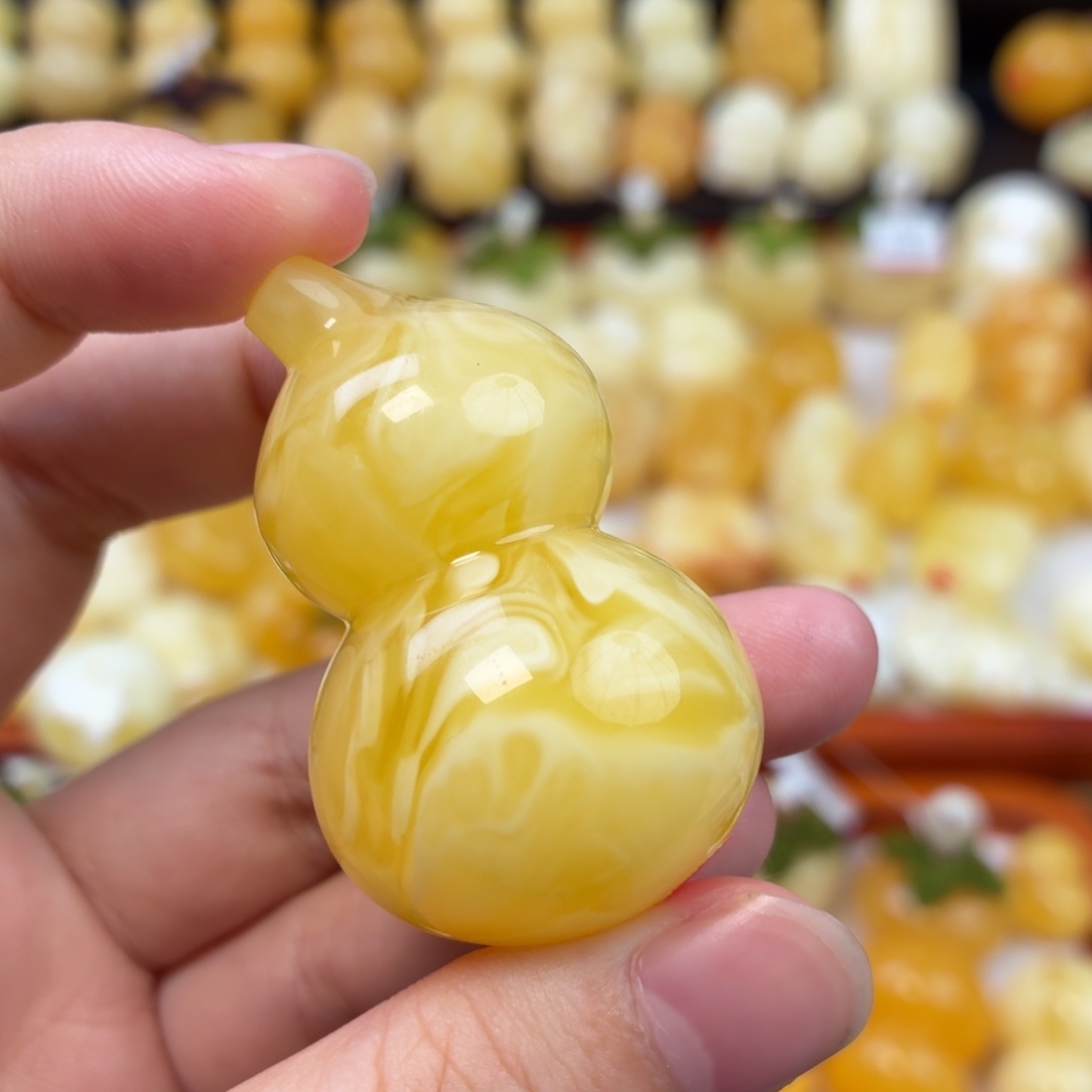 竹***韵蜜蜡未镶嵌毛衣链蜜蜡