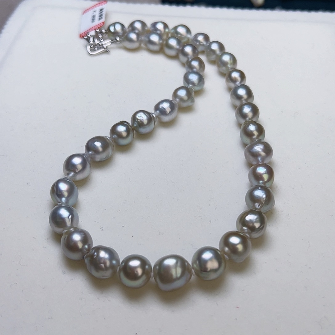 海水珍珠颈饰银S925镶嵌年***。