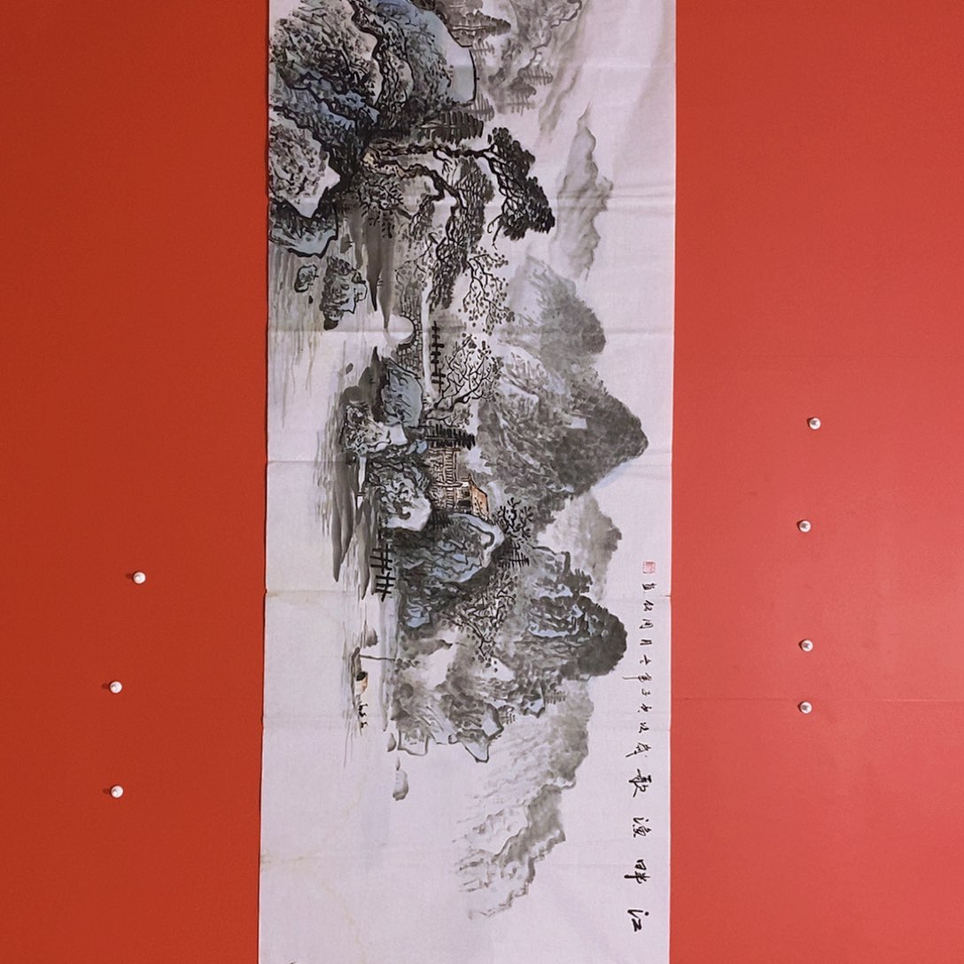 国画山水花鸟国画作品