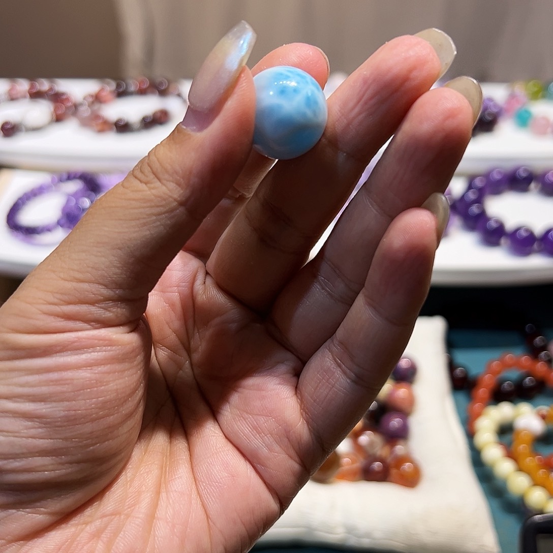 孟***孟针钠钙石（海纹石）未镶嵌吊坠(不含链)拍4个数量