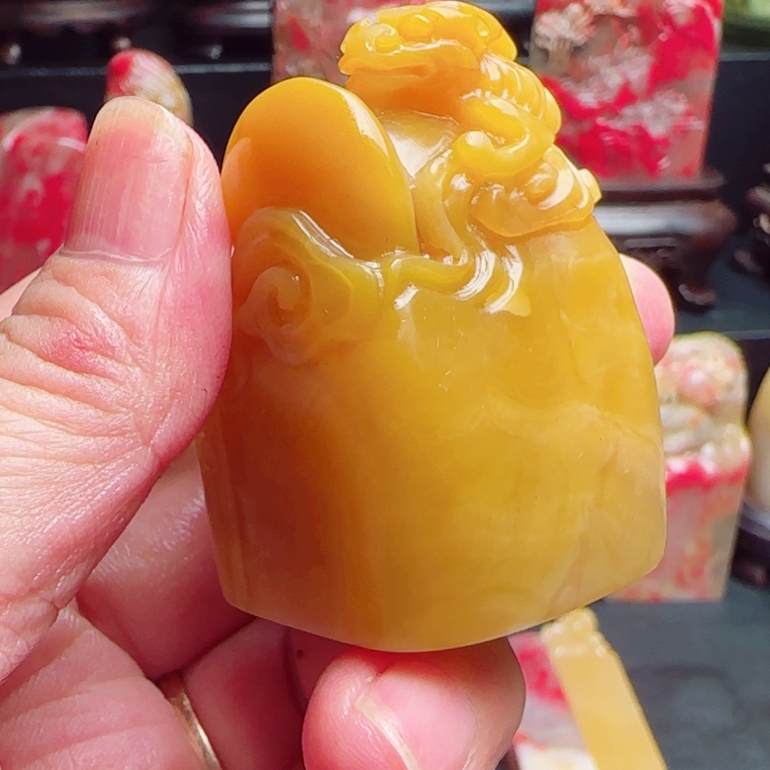 昌化石田黄石印章