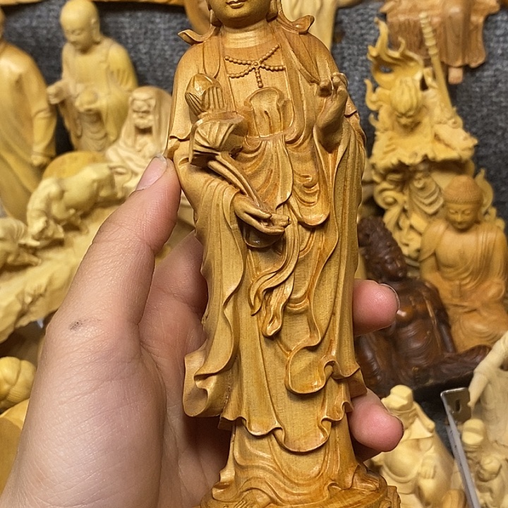 黄杨木黄杨木瑕疵观音