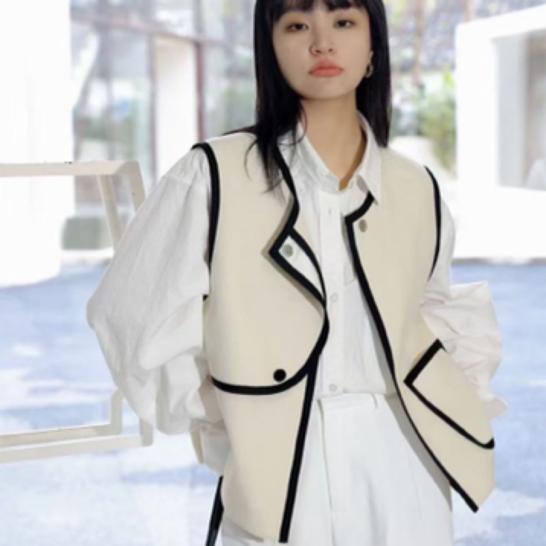 常规款简约风马甲常规马夹女马夹套装秋季百搭赫本风
