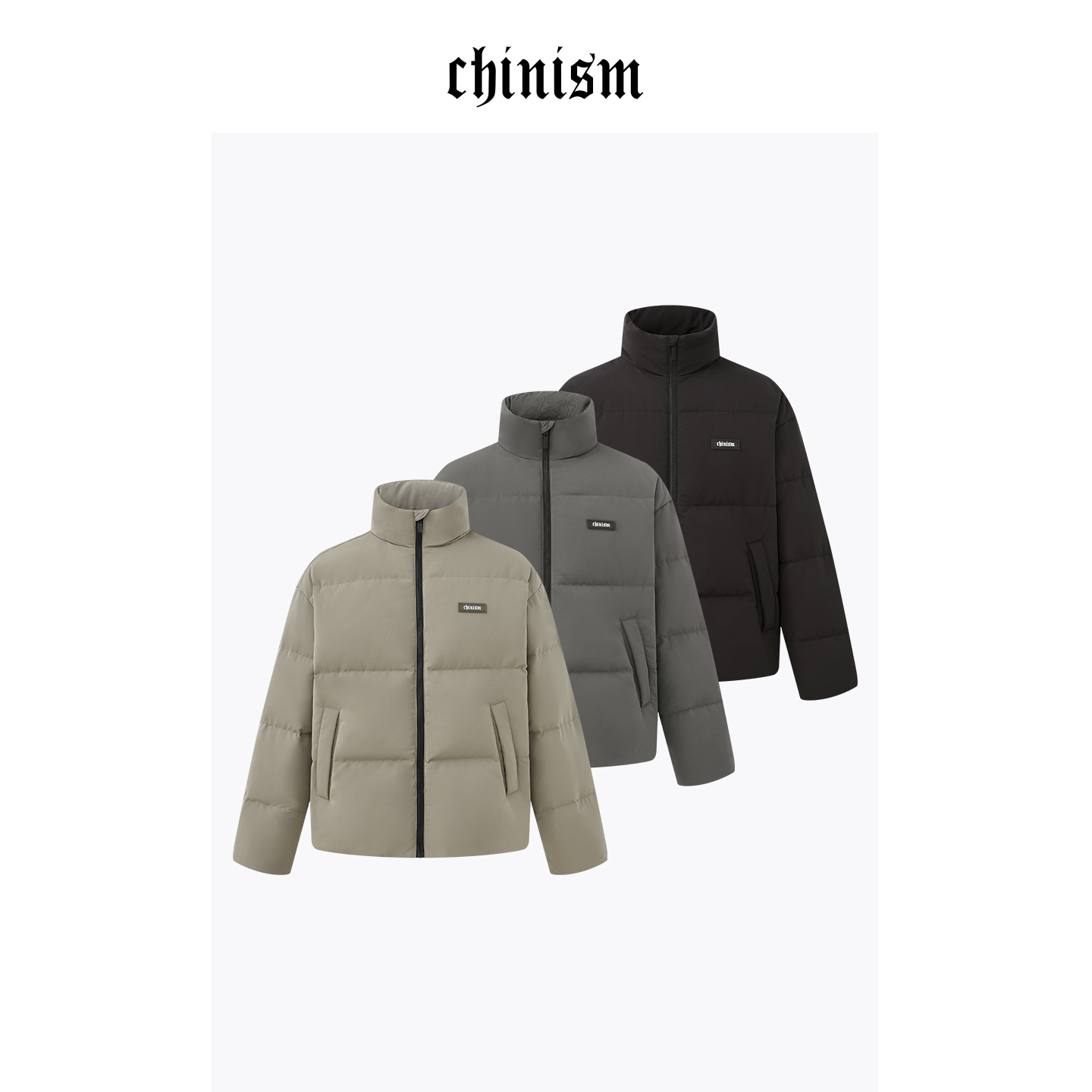 CHINISM CH白鸭绒羽绒服潮牌高街保暖外套2011