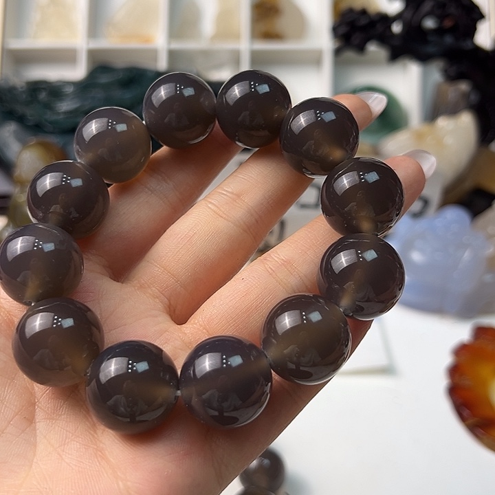 玛瑙/玉髓颈饰合金