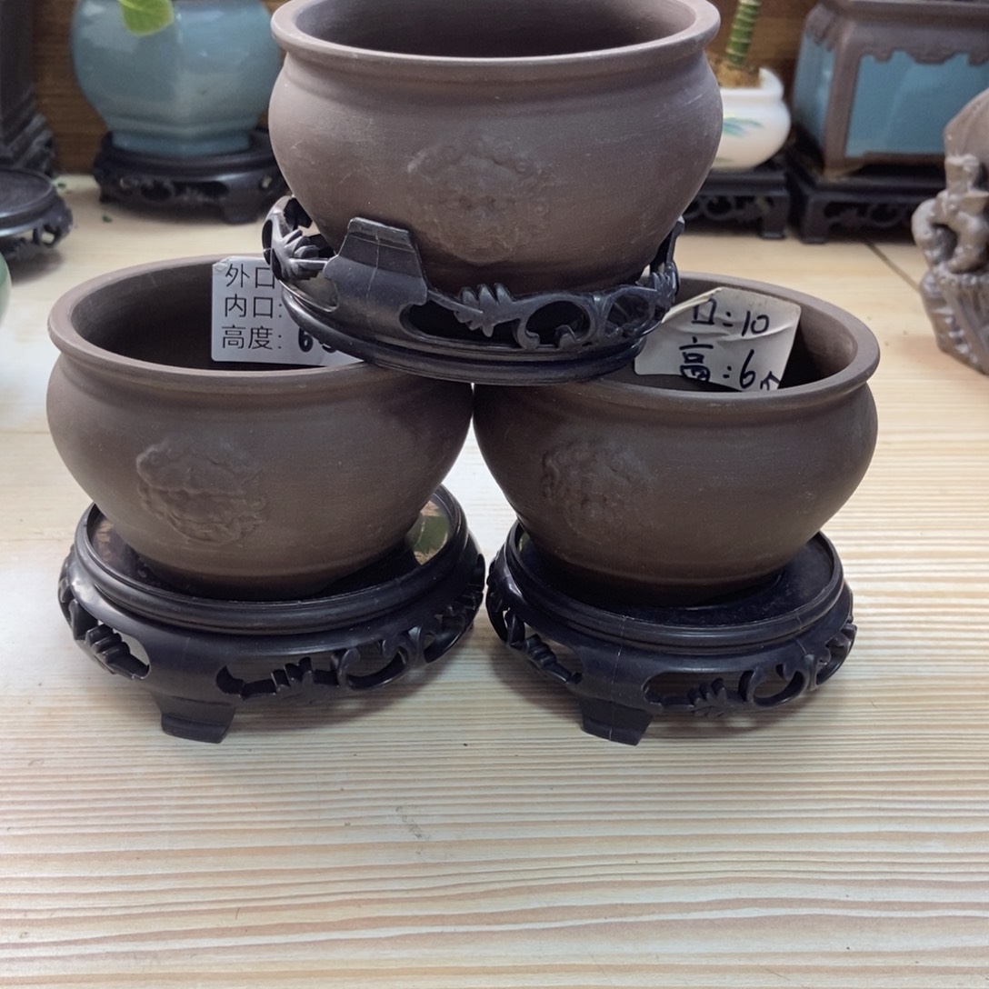 瓷片陶瓷花盆陶瓷艺术