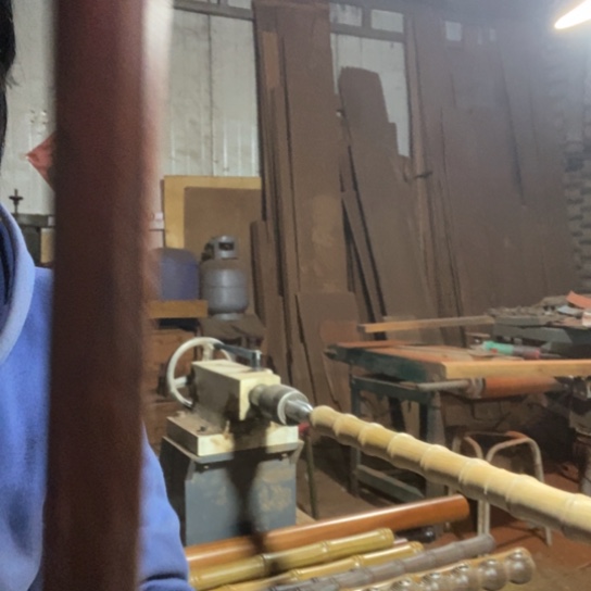 福*紫檀竹节棍127长