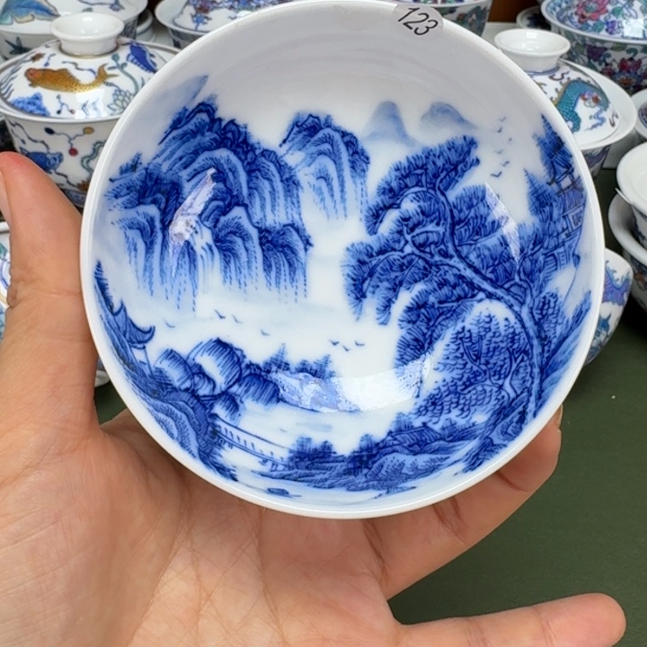 沙沙手工手绘茶具123