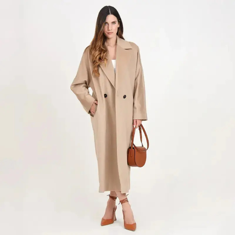MaxMara【国现 专柜12800】女士长款大衣 Erice 006