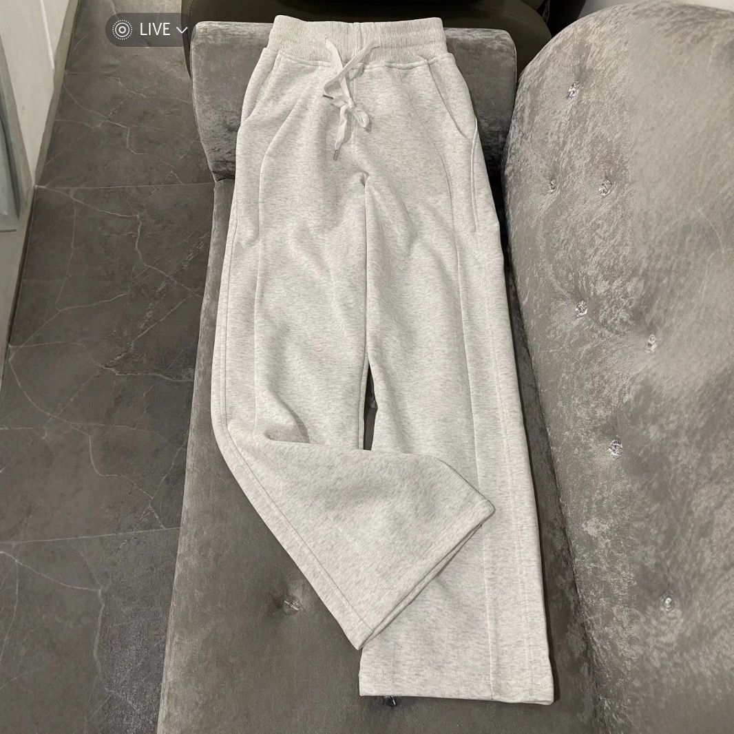 LL同款scub显瘦直筒裤休闲
