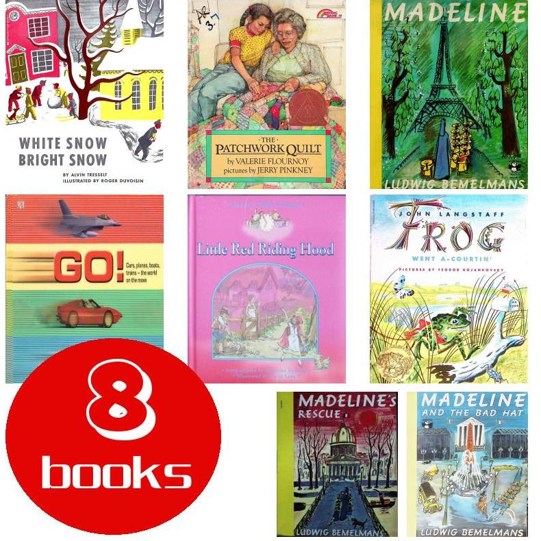 英文原版绘本8本93251111067