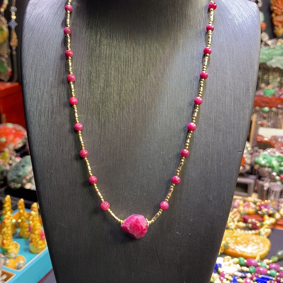 项链未镶嵌红宝石双十二新款福利