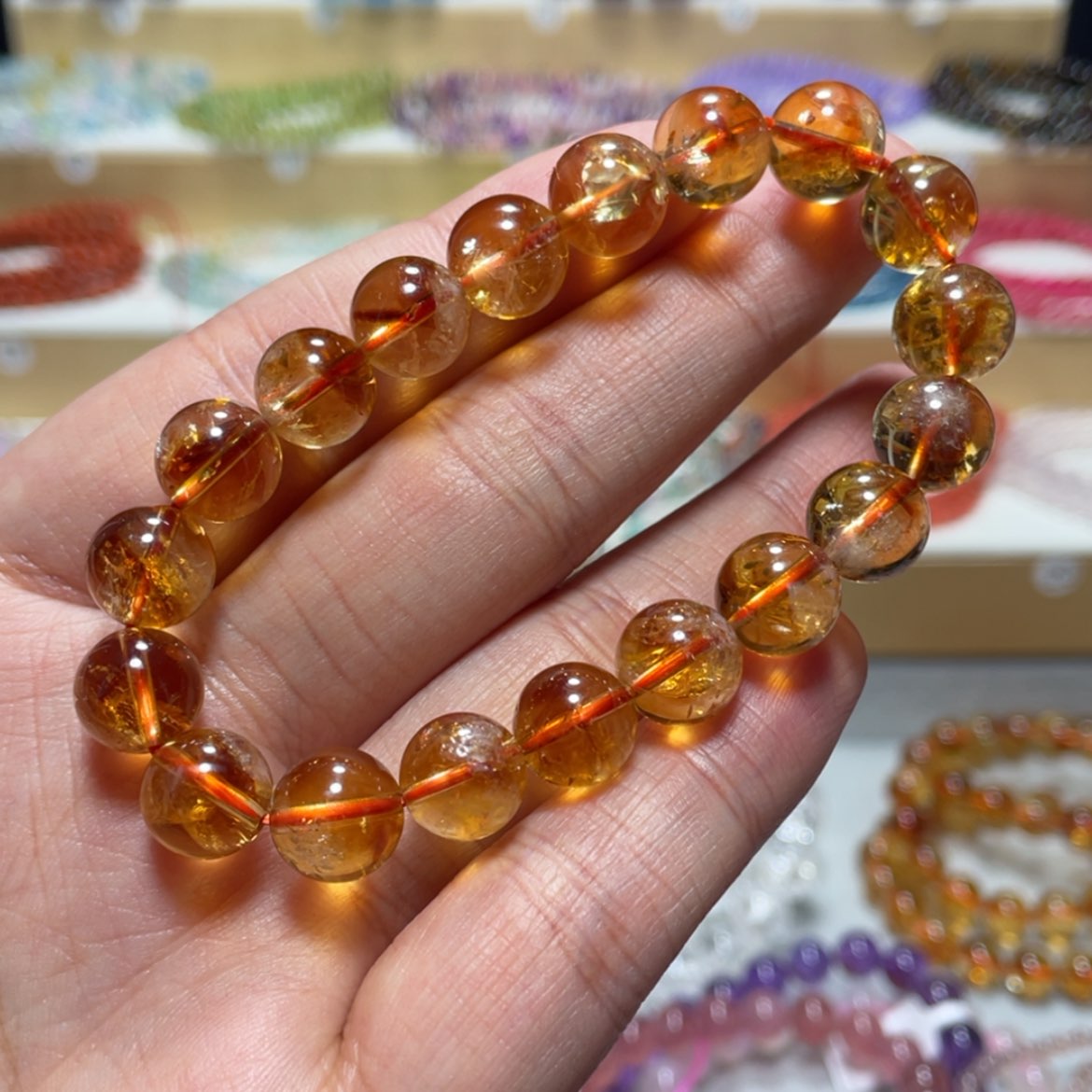 【闪购商品】水晶手链银S800镀金镶嵌?****）