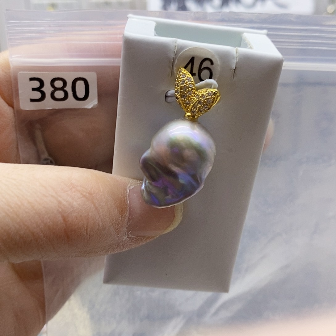 颈饰合金淡水珍珠