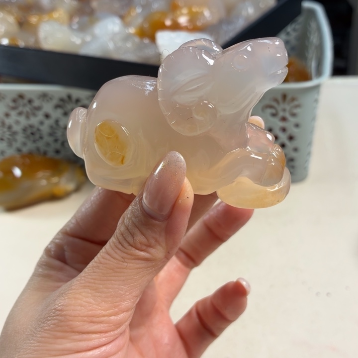 玛瑙/玉髓未镶嵌吊坠(不含链)