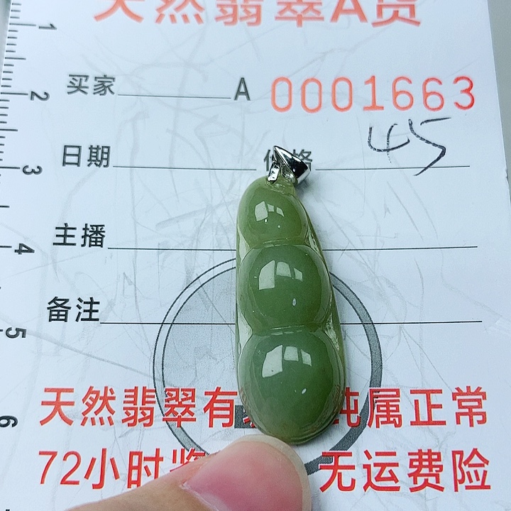 翡翠颈饰银S925镶嵌翡翠