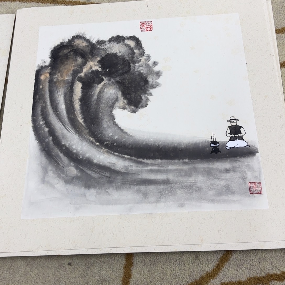 国画国画老师作品刘