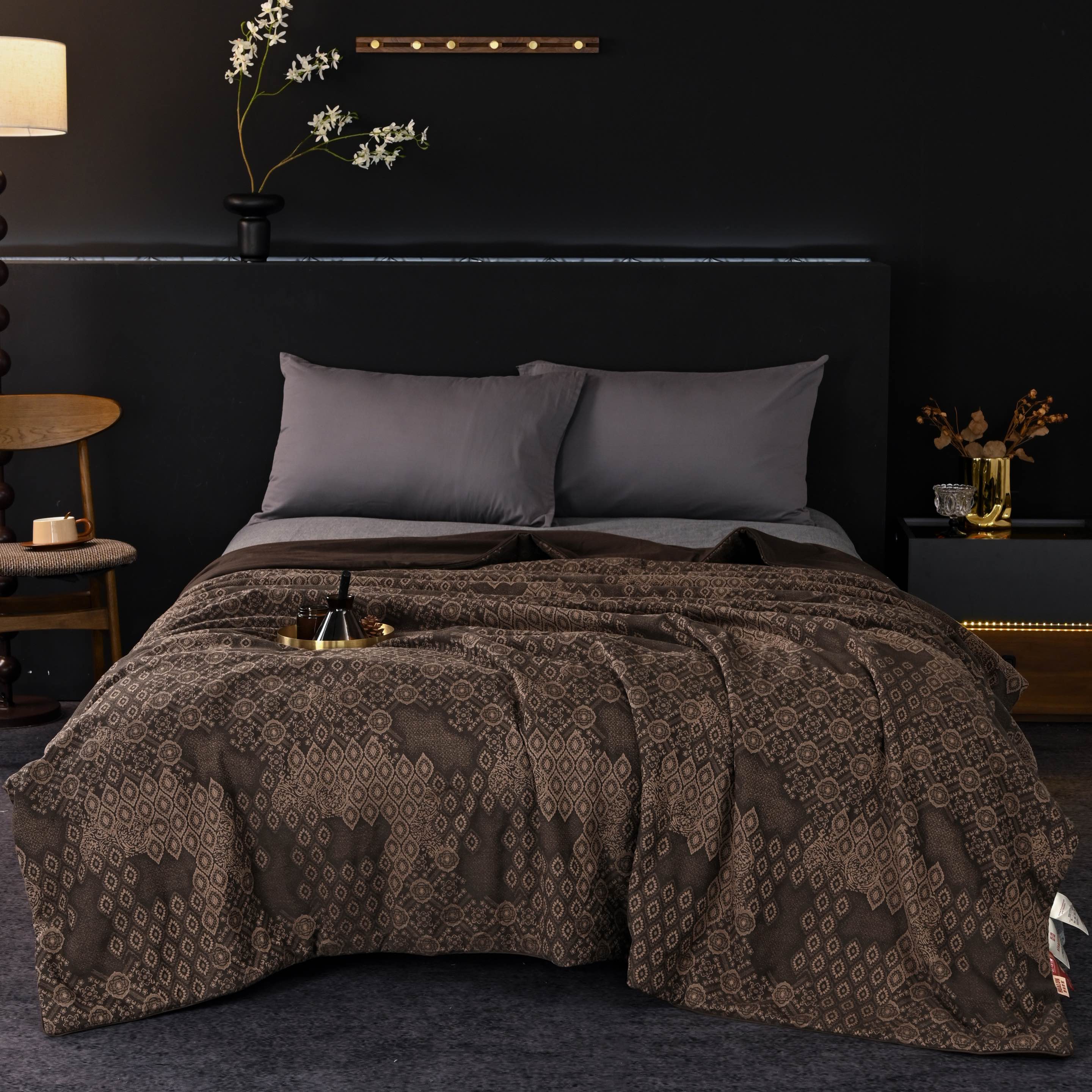 【中古鎏金】高端现代都市老钱风美式柔软亲肤被套