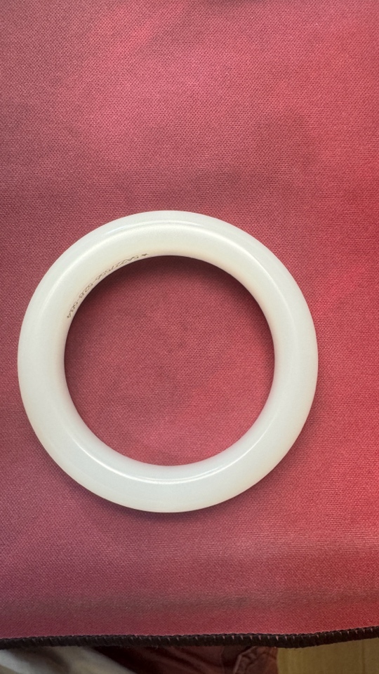 和田玉白玉高品质手镯圈口52.8mm（分单）