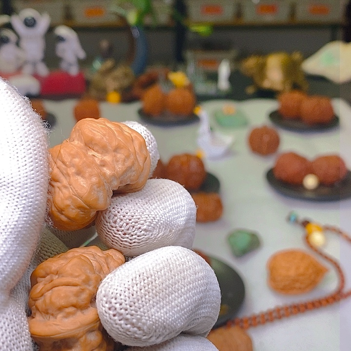 文玩核桃把件羽*樱天花板蝴蝶