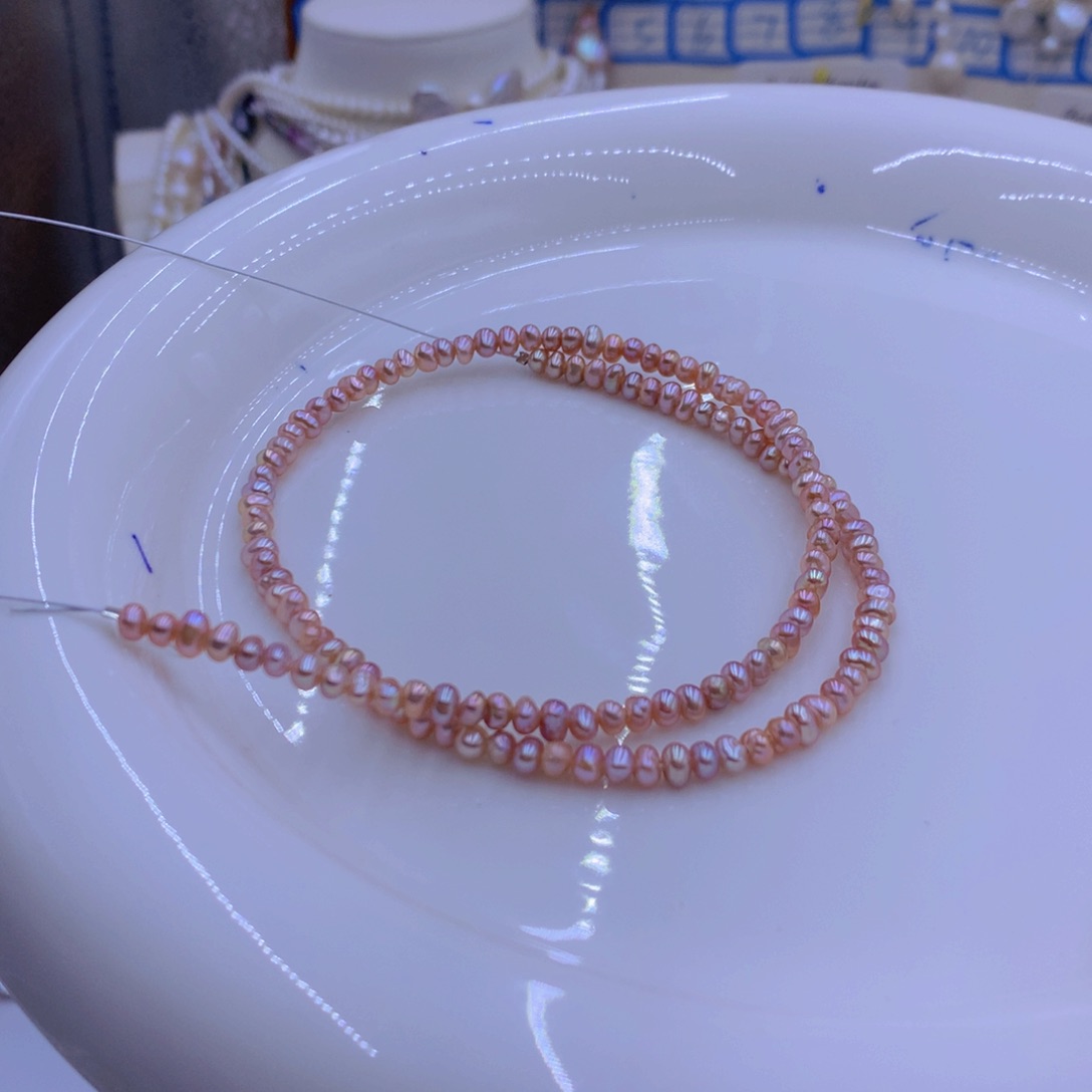 淡水珍珠颈饰银S925镶嵌