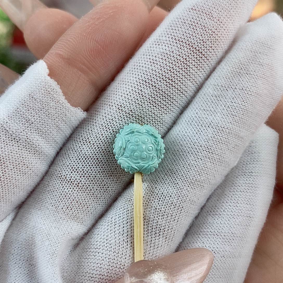 绿松石珠宝奇石未镶嵌