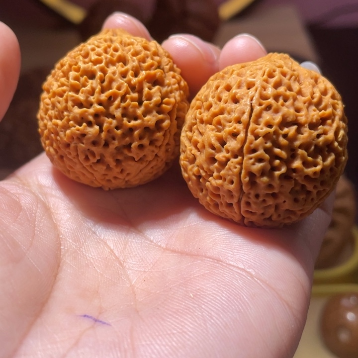 桃核把件五瓣金刚菩提