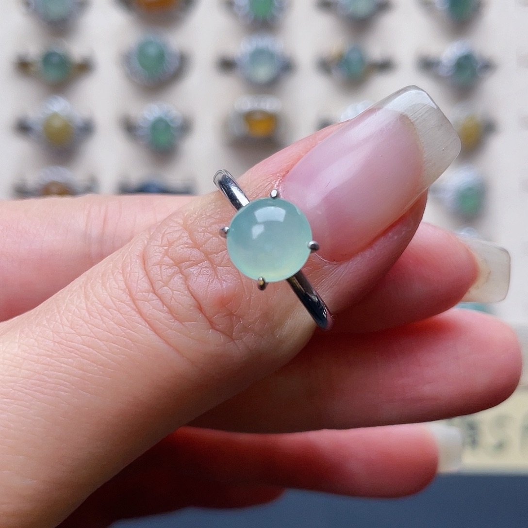 翡翠戒指未镶嵌戒指