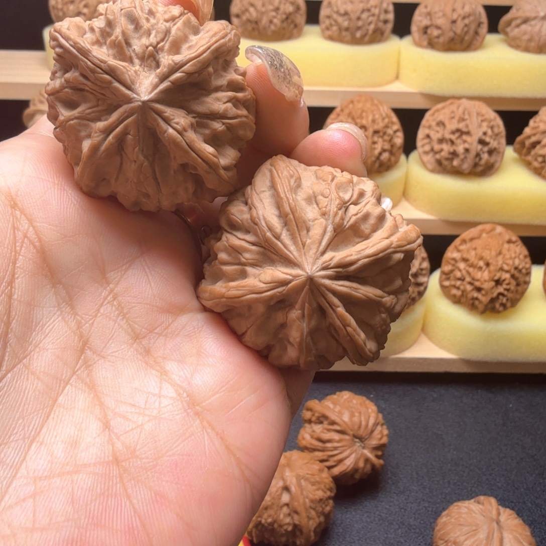 吊坠文玩核桃御喜四楞