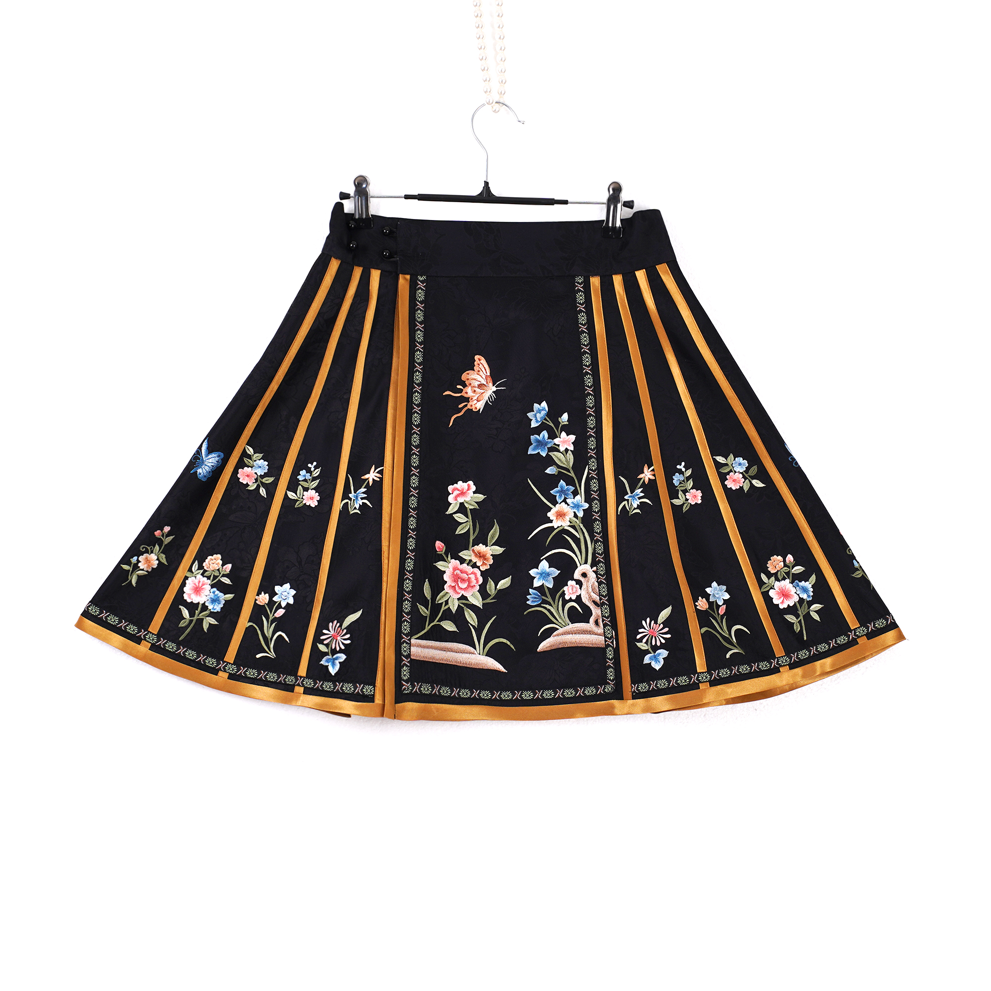 中国风马面裙刺绣短裙常规古装中式传统原创