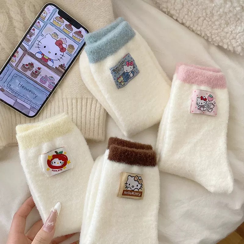 【品牌秋冬袜】女袜秋冬中筒长筒韩系百搭时尚可爱潮袜仙女风可爱风