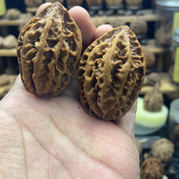 文玩核桃把件楸子16