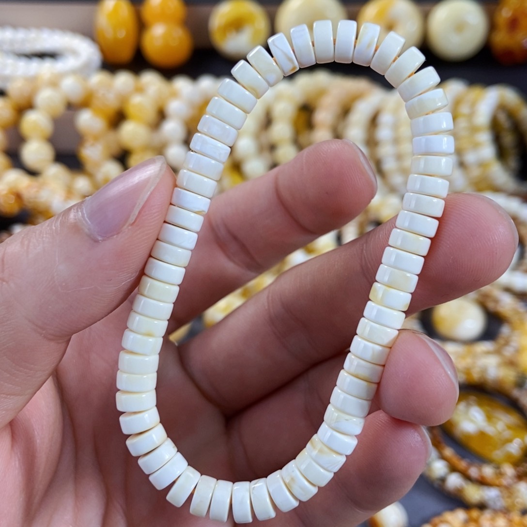 琥珀手链未镶嵌6+mm尺寸