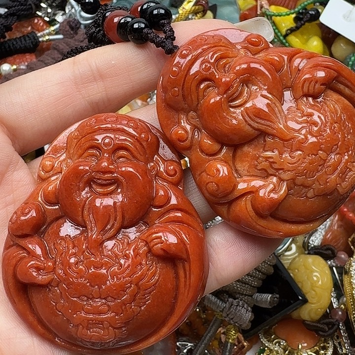 彩***姐翡翠未镶嵌项链翡翠