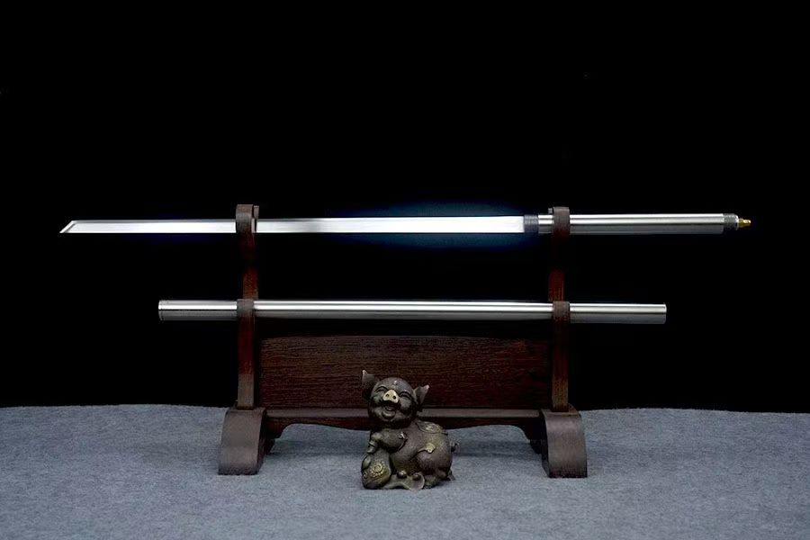 一棍三用冷兵器 可反接 户外武术练习防身道具 未开刃