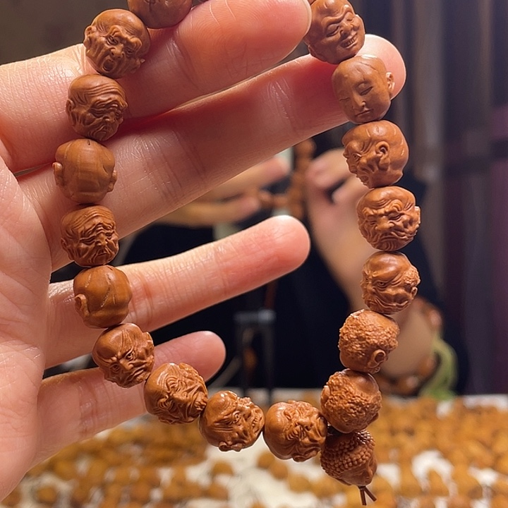 手串/手链橄榄核龙纹桃核