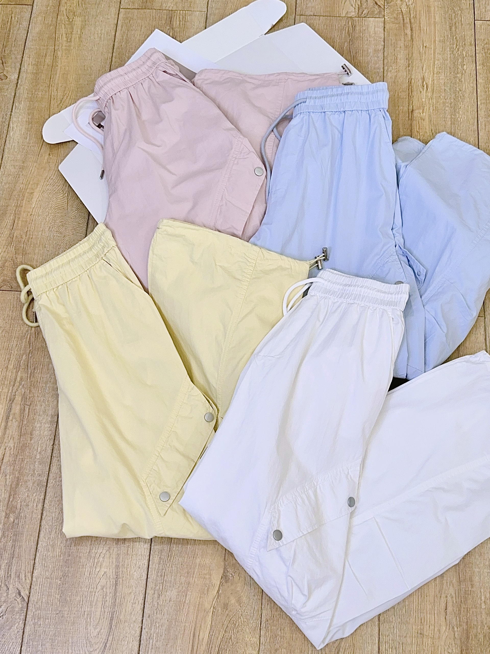 琳心丨春季新款休闲运动百搭高腰直筒工装裤 SX0874