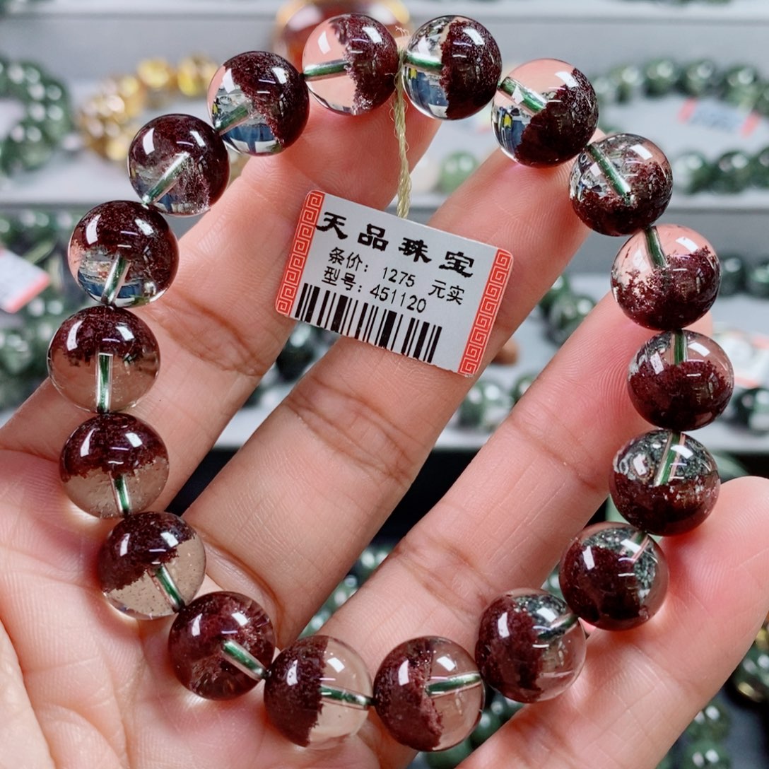 未镶嵌手链水晶红幽灵手链451120