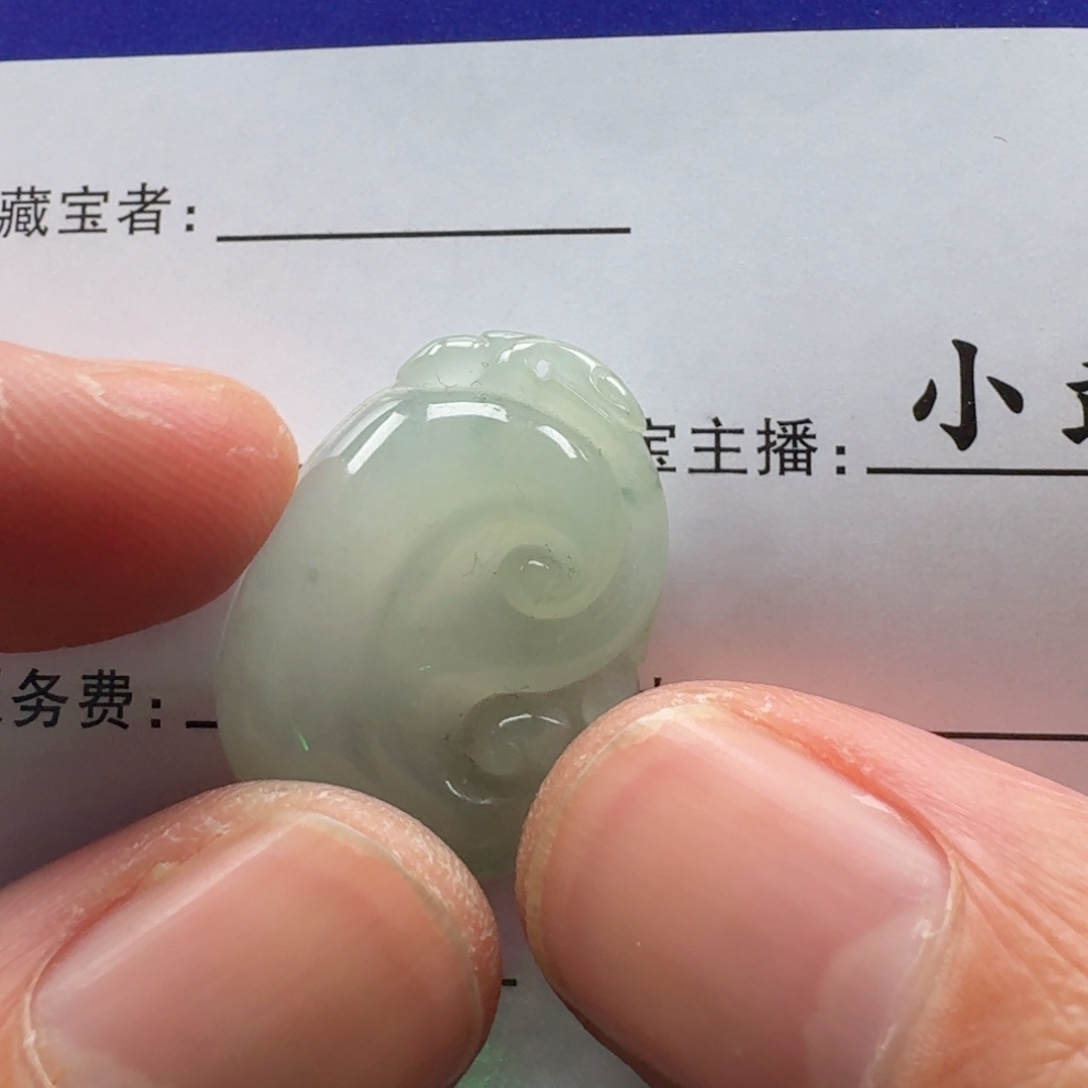 翡翠未镶嵌颈饰    16