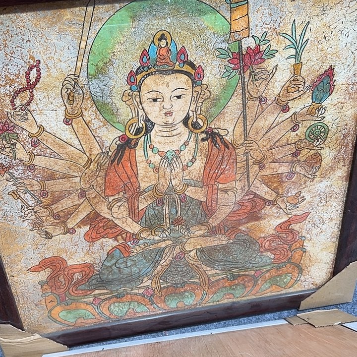 艳***照瓦当摆件茶包茶具陶瓷