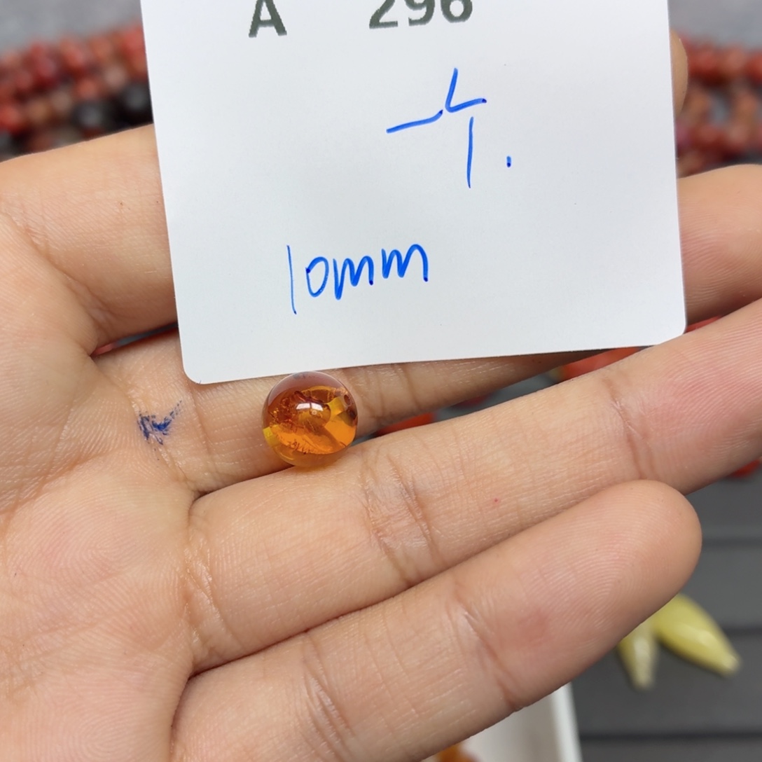 琥珀（花珀）未镶嵌珠宝奇石A296