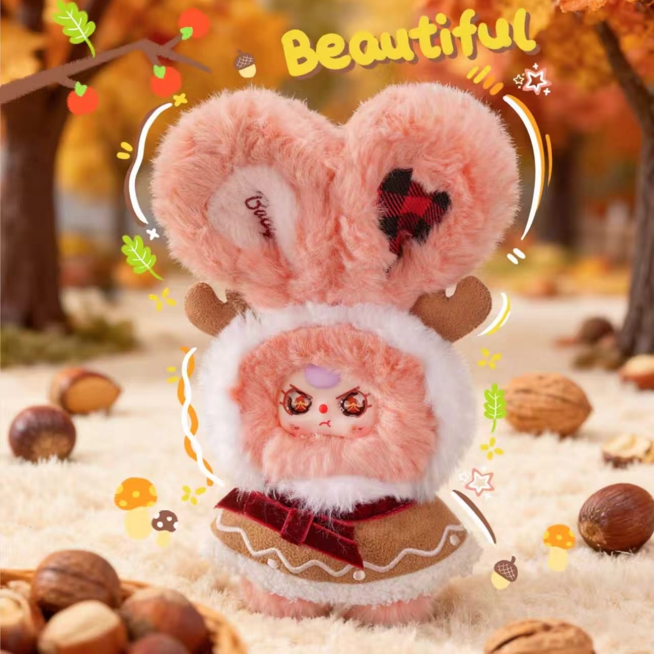 【拆盒】Baby three 娃三岁冬日系列毛绒盲盒潮玩挂件礼物