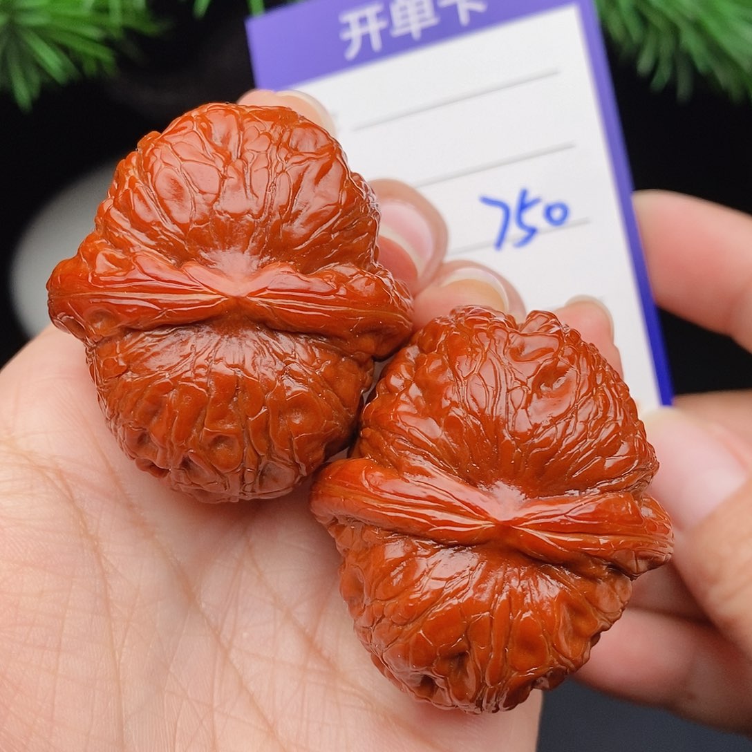 文玩核桃把件42元宝750