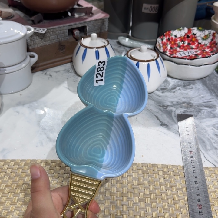 瓷片陶瓷瑕疵 介意慎拍1283