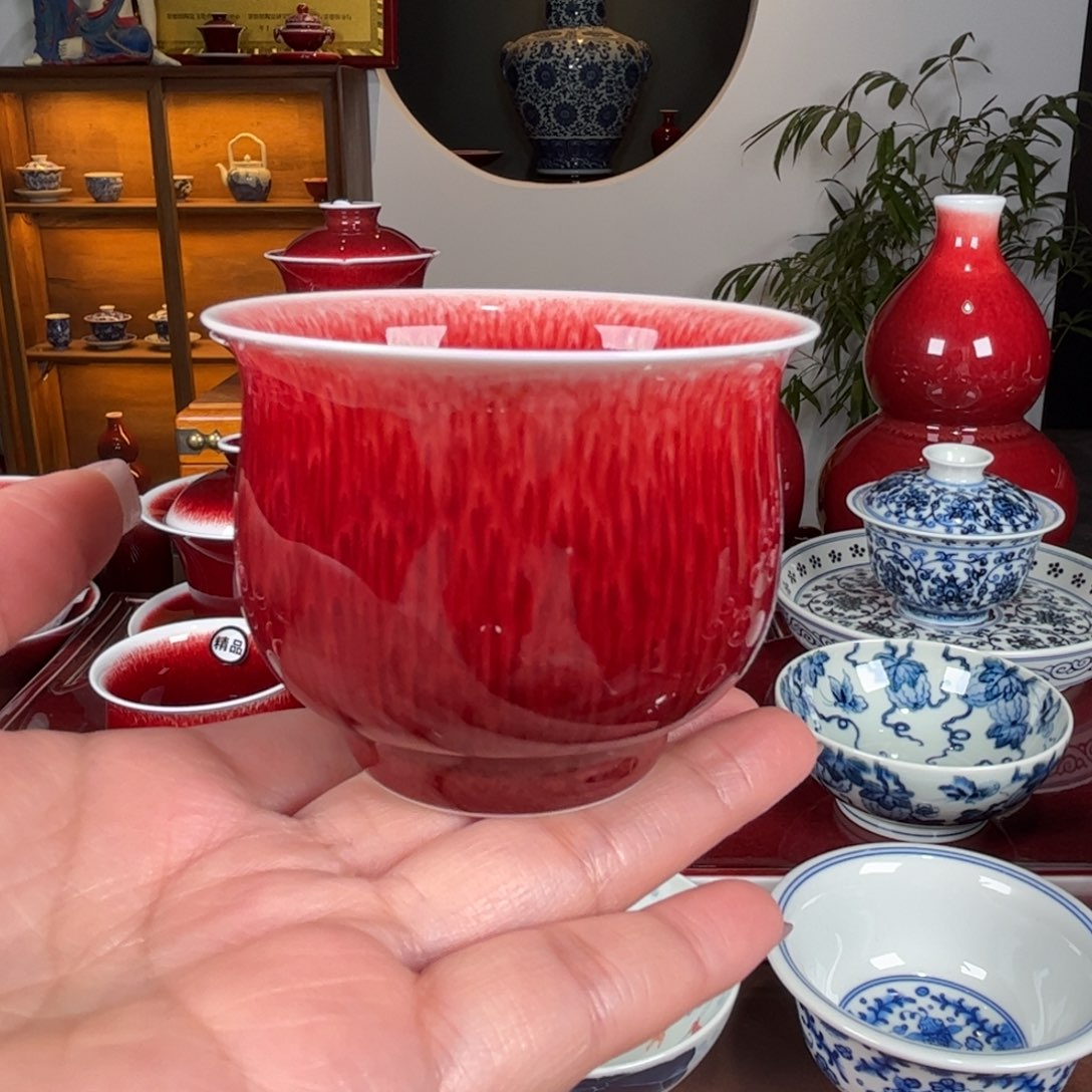 杯闻轩坊原矿郎红 圆满杯