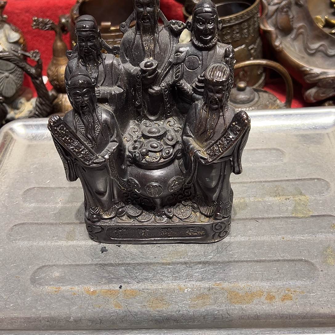 黄铜摆件，文房摆件