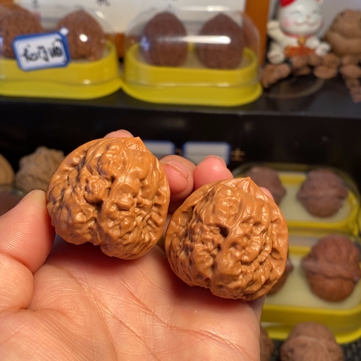 把件文玩核桃38蛤蟆头