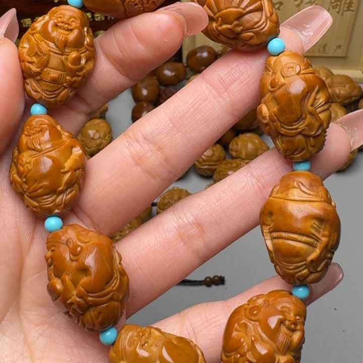 橄榄核手串/手链福利财神