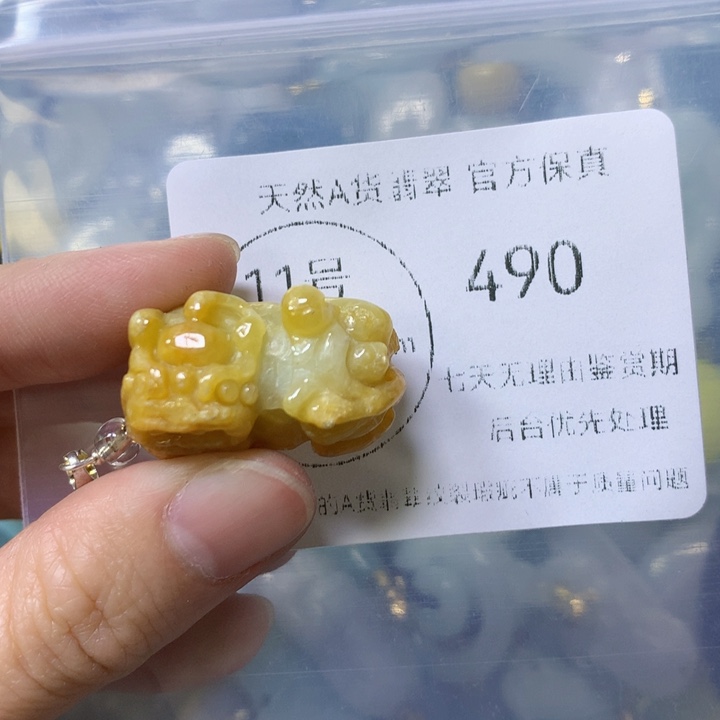 翡翠颈饰未镶嵌翡翠