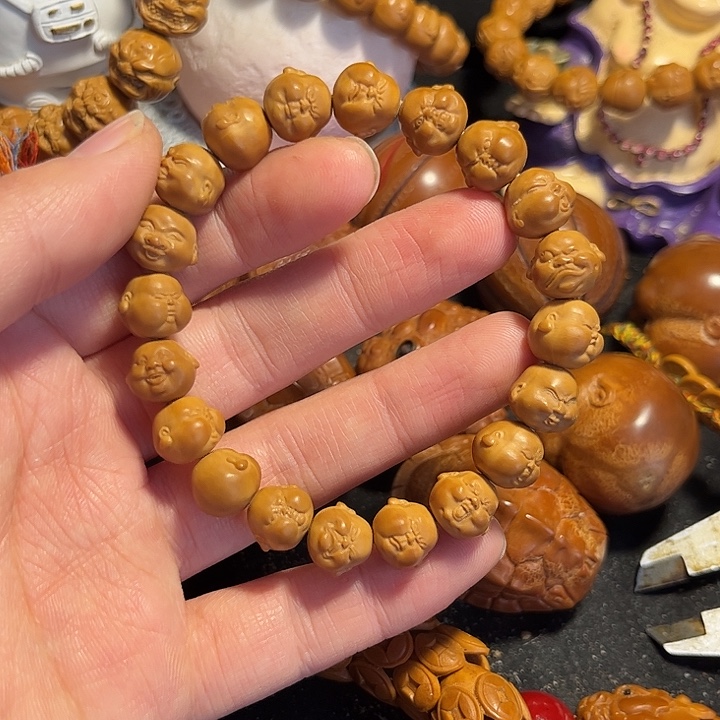 橄榄核手串/手链猴头1.2百态